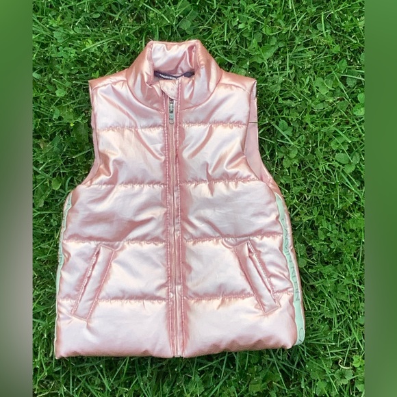 Calvin Klein 18M Childs Pink Puffer Vest w Zipper - Picture 2 of 10